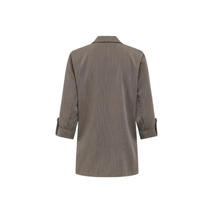 Only Beige Viscose Blazer
