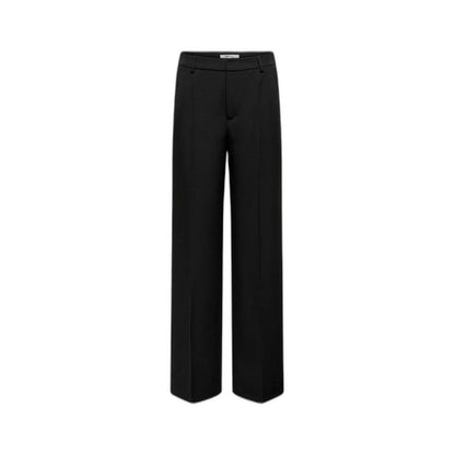 Only Black Polyester Casual Pants