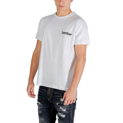 The Bomber White Cotton Sportswear
