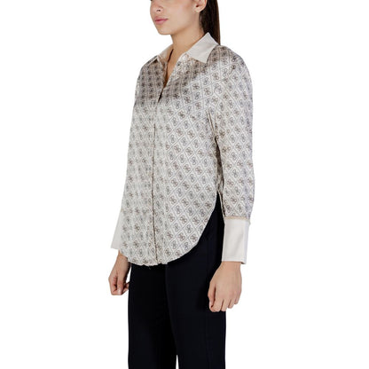 Guess Beige Polyester Blouse