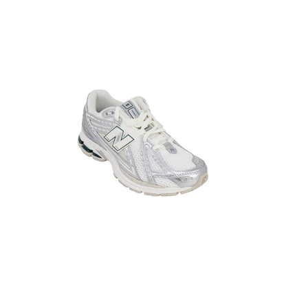 New Balance Silver Fabric Athletic Sneakers