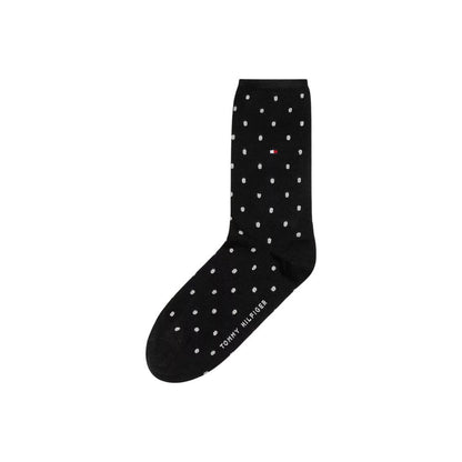 Tommy Hilfiger Black And White Cotton Socks