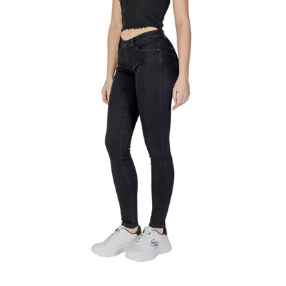 Guess Black Cotton Skinny Jeans