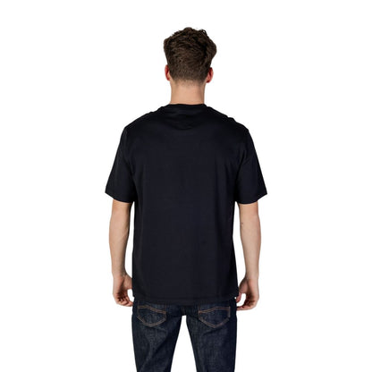 Armani Exchange Blue Cotton T-Shirt