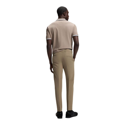 Hugo Boss Beige Polyester Skinny Pants