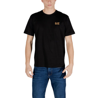 EA7 Emporio Armani Bicolor Cotton T-Shirt