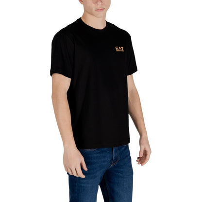EA7 Emporio Armani Bicolor Cotton T-Shirt