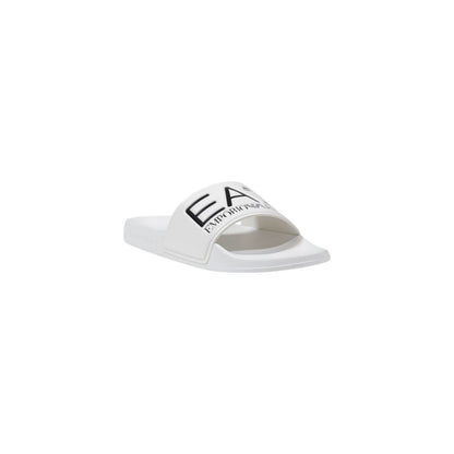 EA7 Emporio Armani White Pvc Slippers