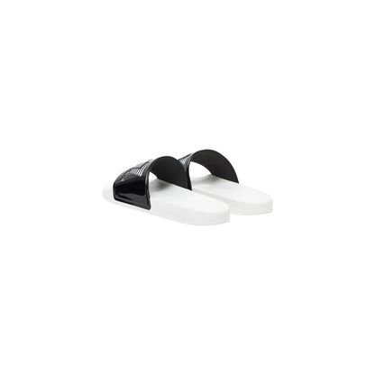 EA7 Emporio Armani Black And White Pvc Slippers