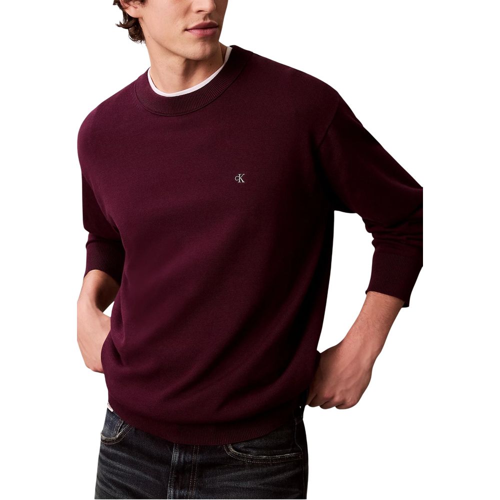 Calvin Klein Jeans Purple Cotton Sweatshirt