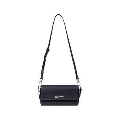 Karl Lagerfeld Black Artificial Leather Handbag