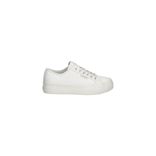 Calvin Klein Jeans Crisp Women's Casual Leather & Rubber Sneakers - White