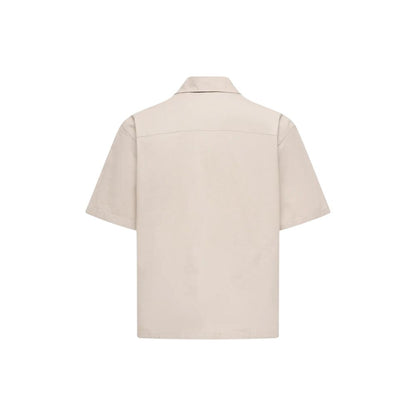 Only & Sons Beige Cotton Shortsleeve Shirt