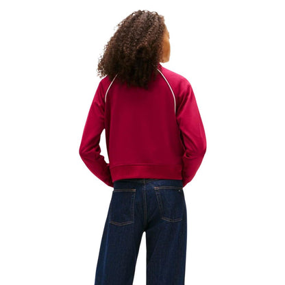 Tommy Hilfiger Jeans Bordeaux Recycled Polyester Sweatshirt