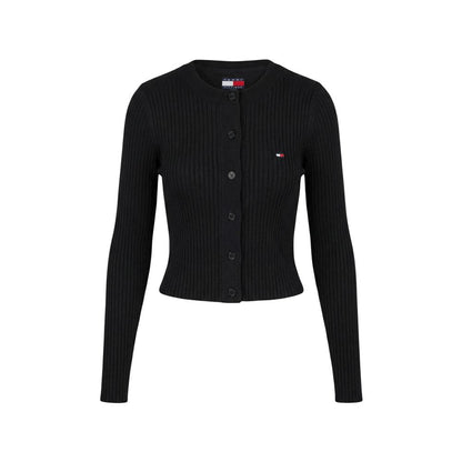 Tommy Hilfiger Jeans Black Organic Cotton Cardigan