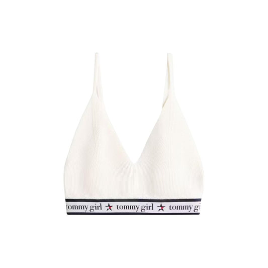 Activewear T-Shirt by Tommy Hilfiger Jeans for women in polyamide wool cream & signature features an contemporary design with , a length, and a contemporary .