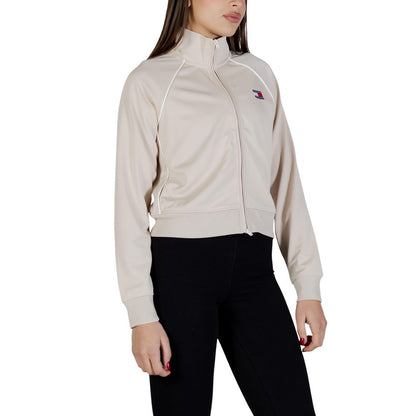 Tommy Hilfiger Jeans Beige Recycled Polyester Sweatshirt