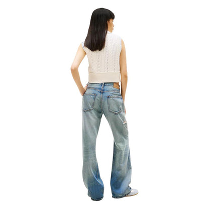 Tommy Hilfiger Jeans Blue Recycled Cotton Boyfriend Jeans