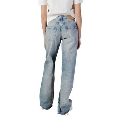 Tommy Hilfiger Jeans Light Blue Recycled Cotton Bootcut Jeans