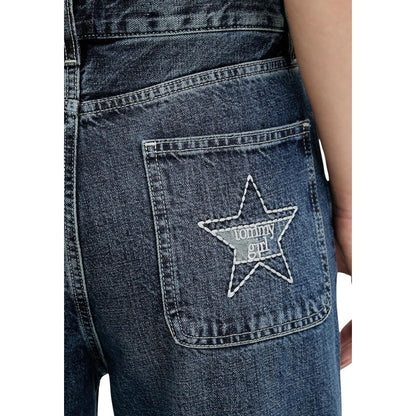 Tommy Hilfiger Jeans Blue Cotton Mom Jeans