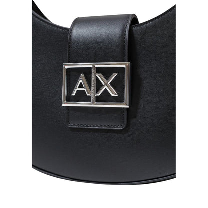 Armani Exchange Black Polyester Handbag