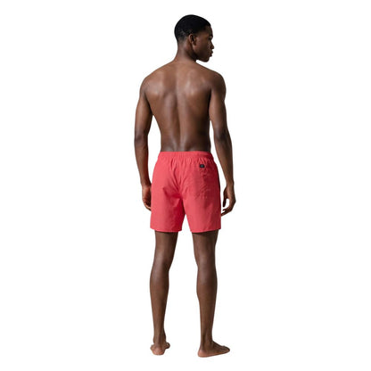 Armani Exchange Orange Polyester Swim Shorts