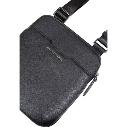 Armani Exchange Black Polyester Messenger Bag