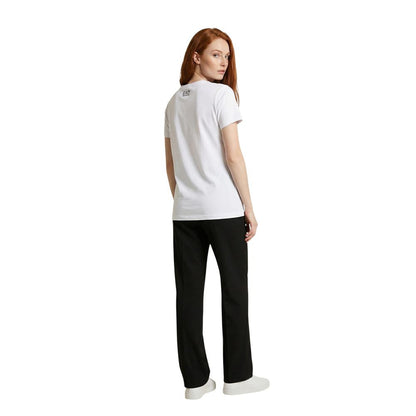EA7 Emporio Armani White Cotton T-Shirt