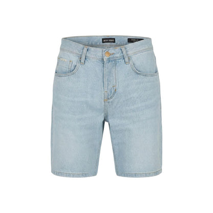 Antony Morato Light Blue Cotton Bermuda Shorts