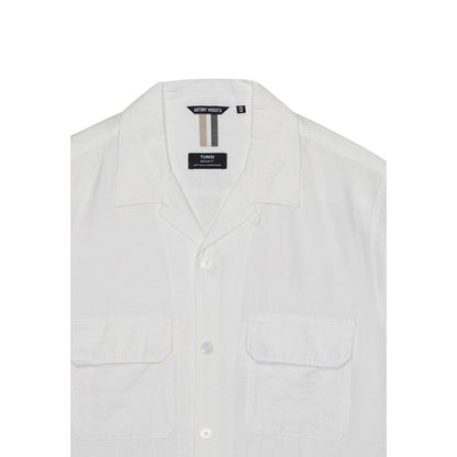 Antony Morato Beige Viscose Shortsleeve Shirt