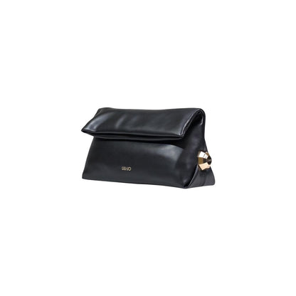 Liu Jo Black Polyethylene Clutch Bag