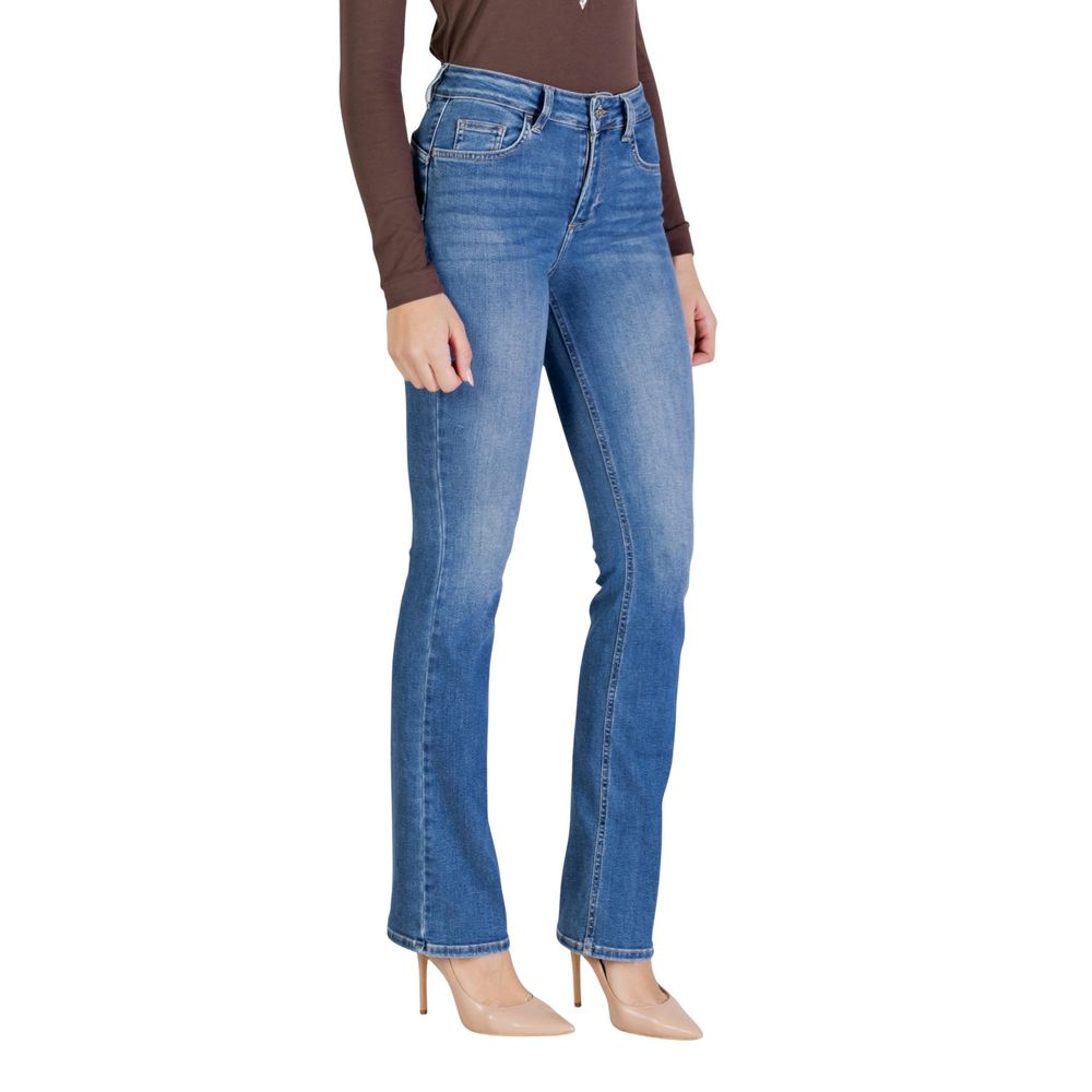 Liu Jo Women's Skinny Flared Bootcut Stretch Denim Cotton Jeans - Blue