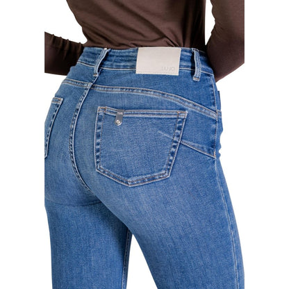 Liu Jo Women's Skinny Flared Bootcut Stretch Denim Cotton Jeans - Blue