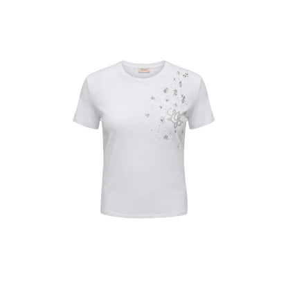 Liu Jo White Cotton T-Shirt