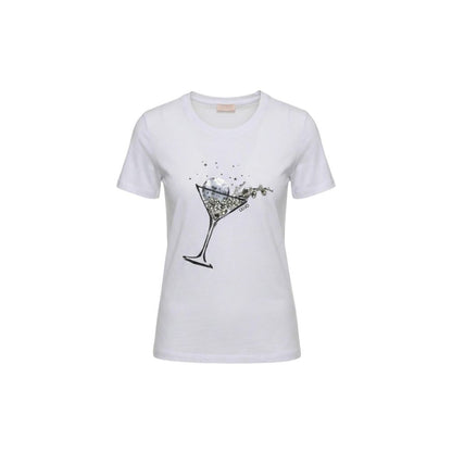 Liu Jo White Cotton T-Shirt