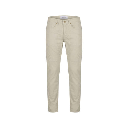 Jeckerson Gray Elastane Skinny Pants