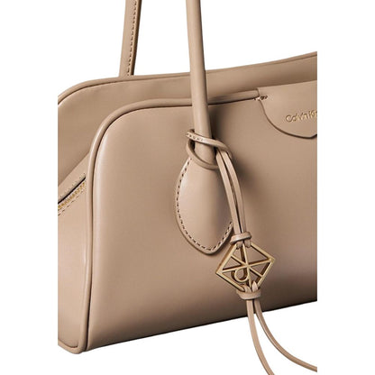 Calvin Klein Beige Polyethylene Handbag