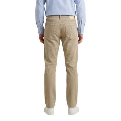 Guess Beige Cotton Skinny Pants