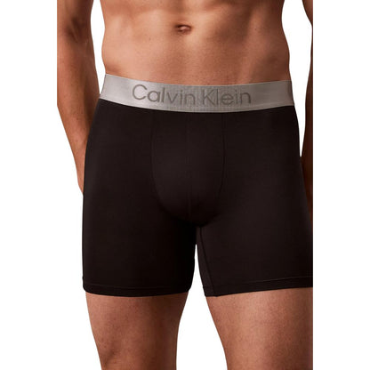 Calvin Klein Underwear Black And White Recycled Polyester Boxers