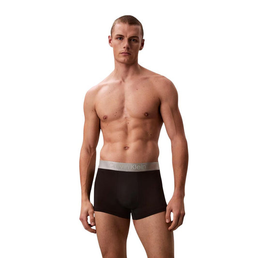 Underpants by Calvin Klein Underwear for men in stretch polyester black & white features an cute silhouette, showcasing the cute design of these Men's Stretch Polyester Underpants with a cute finish.