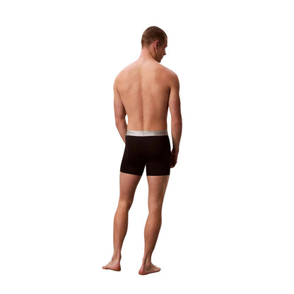 Calvin Klein Underwear Black And White Recycled Polyester Boxers
