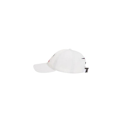 Tommy Hilfiger White Recycled Polyester Cap (Baseball Hat)