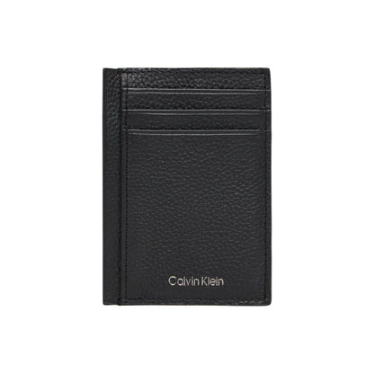 Calvin Klein Black Leather Cardholder
