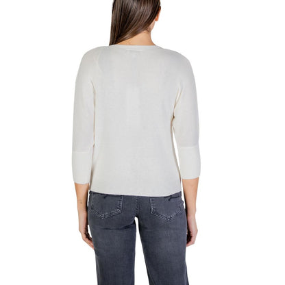 Morgan De Toi Beige Polyester Cardigan