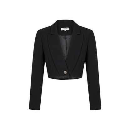 Morgan De Toi Black Recycled Polyester Blazer