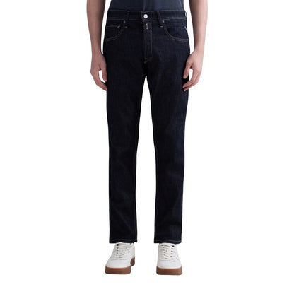 Replay Blue Cotton Relaxed Fit Jeans