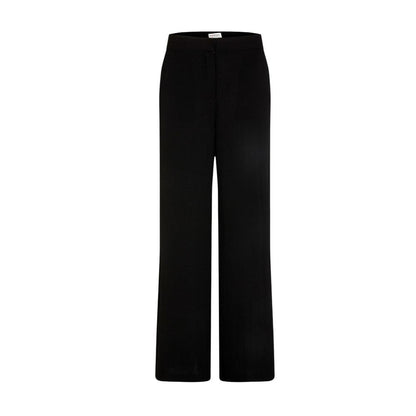 Morgan De Toi Black Polyester Casual Pants