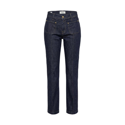 Replay Blue Cotton Mom Jeans