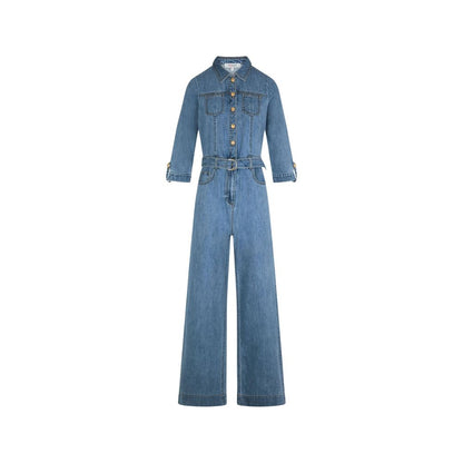 Morgan De Toi Women's Cotton One-Piece - Light Blue