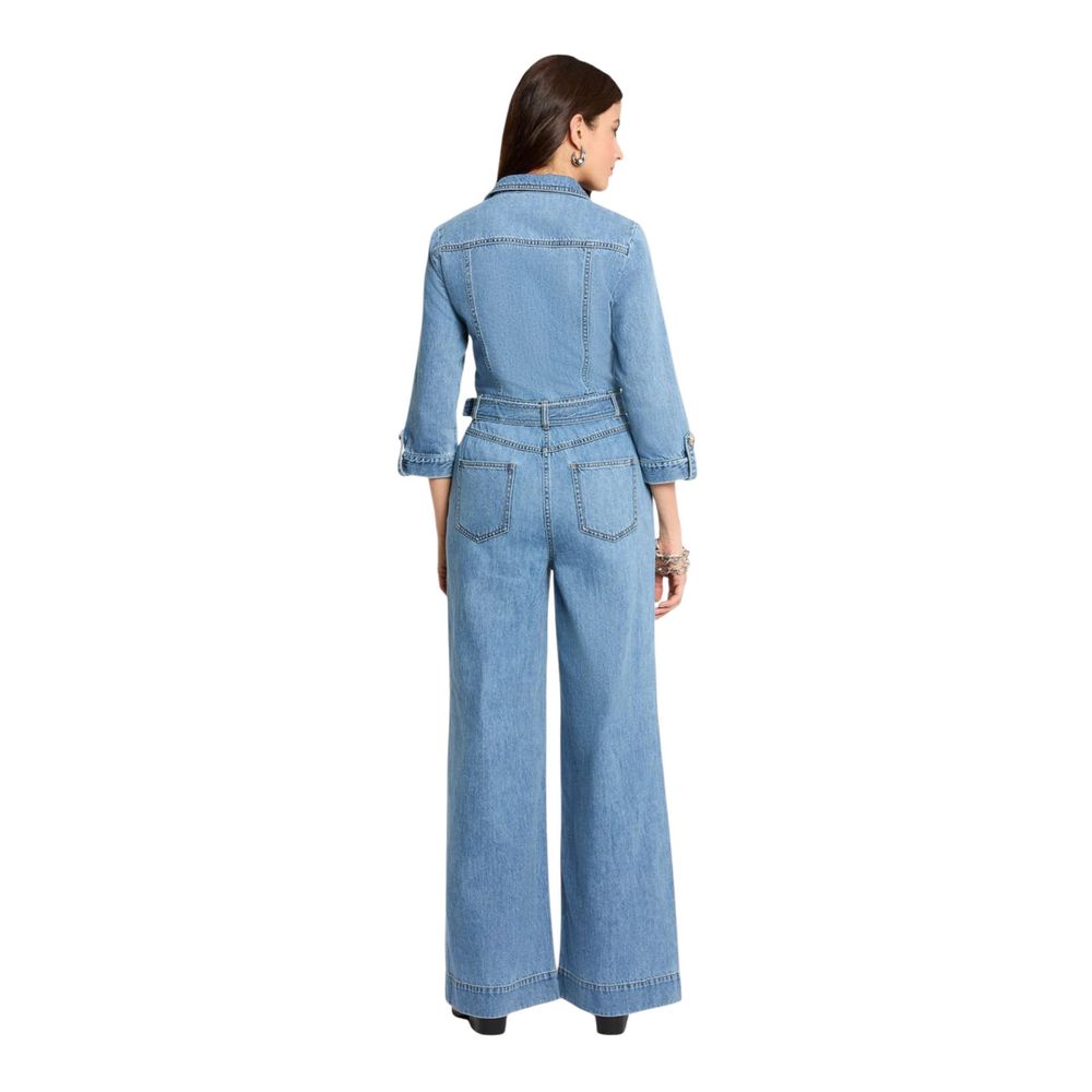 Morgan De Toi Women's Cotton One-Piece - Light Blue